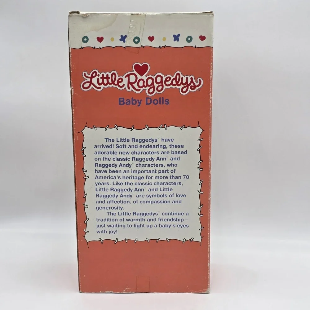 RARE Little Raggedy ANN Doll 1991 MACMILLAN, Pink hair, vinyl head NEW W /BOX